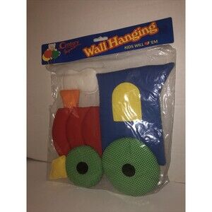 Century Originals Wall Hanging Colorful Train Vintage 1987 New In Package